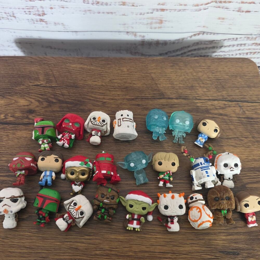 Star Wars Funko Mini Funko Pop 24 Total Advent Calendar Christmas Mini Lot